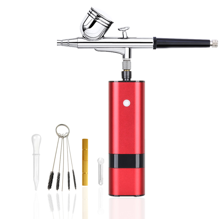 Cordless Airbrush Make Up Kit with High Pressure Compressor