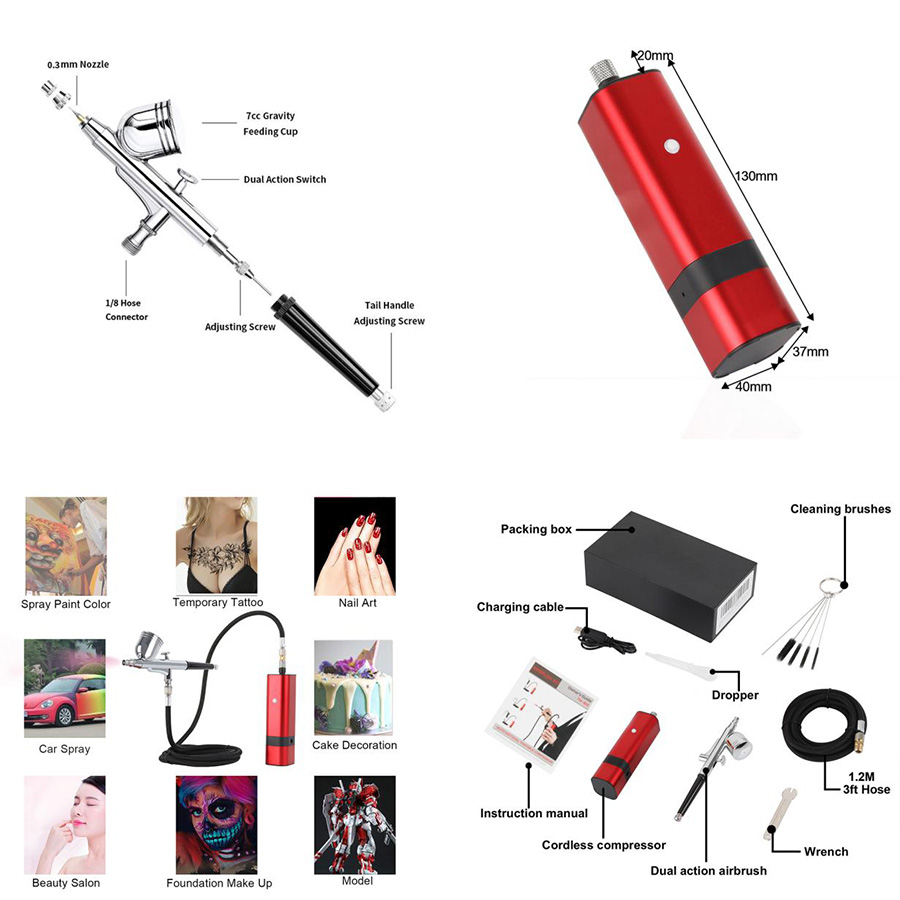 China Airbrush Kit with Pressure Regulator Airbrush Gun Cordless  Manufacturers and Factory directly - IBEAUTEE