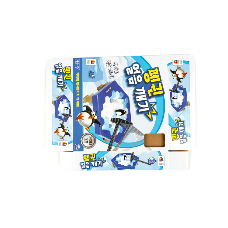 Corrugated Paper Box for Scene Games Penguin