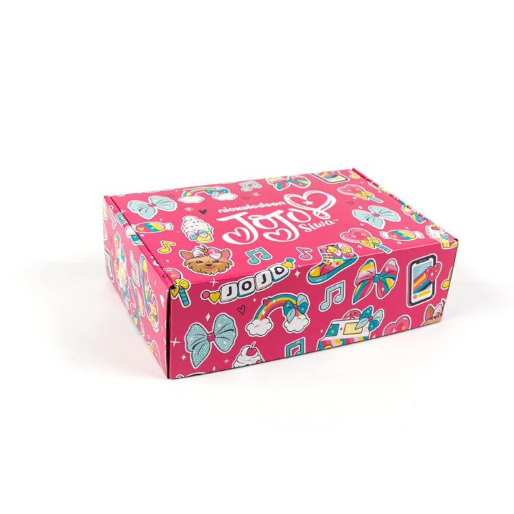 Scatola di cartone ondulata per giocattoli JOJO rosa