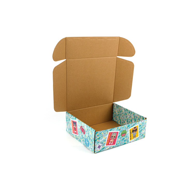 Corrugated Toy Paper Box LOL Blue