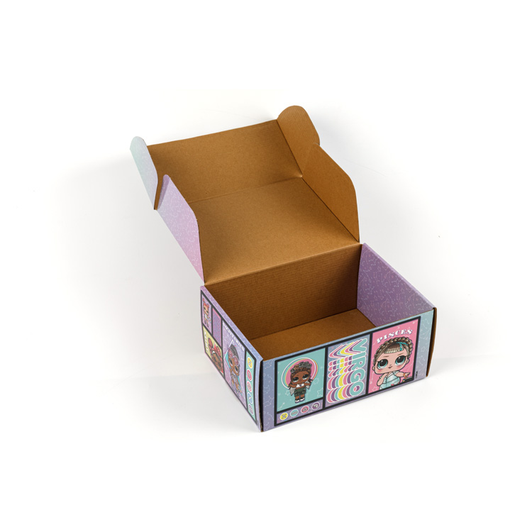 Gofreeritud mänguasjade paberikarp LOL lilla