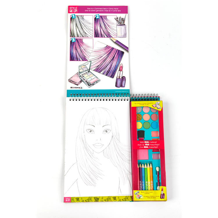 Sketch Book - Libro a spirale con Crayon Pad BG