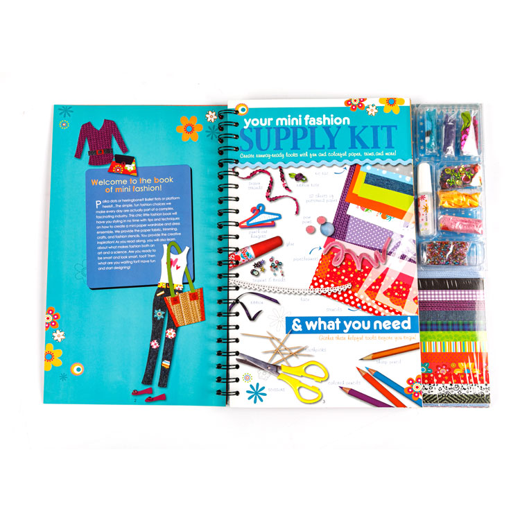 Sketch Book - Spiral Book with Toys
