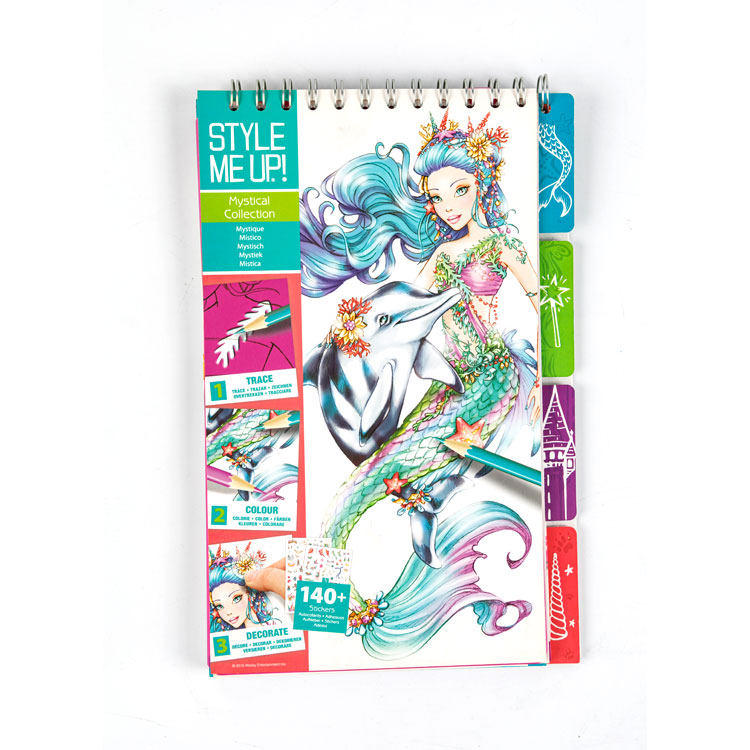 Sketch Book- Top spiraalraamat Mermaid
