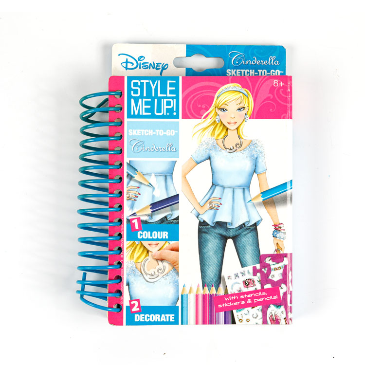 Sketch Book-spiral Book Blond Hair Girl