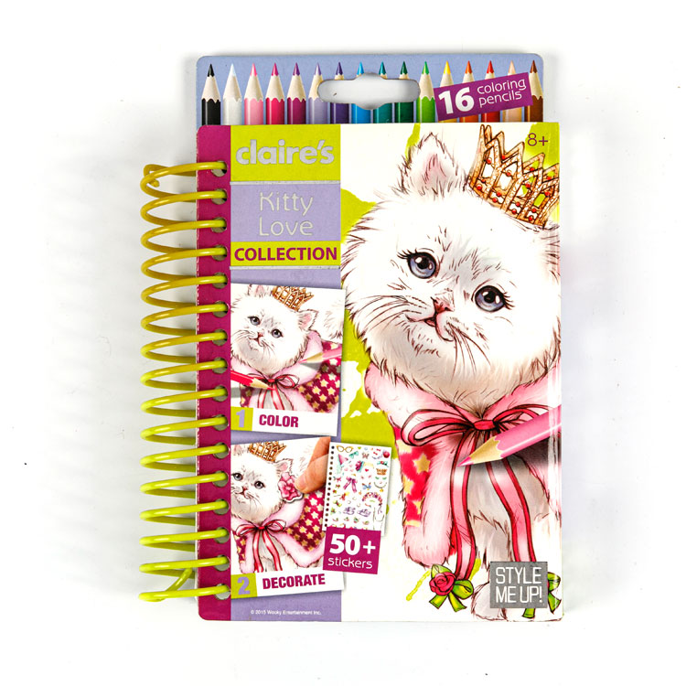 Schetsboek - Spiraalboek Cute Cat