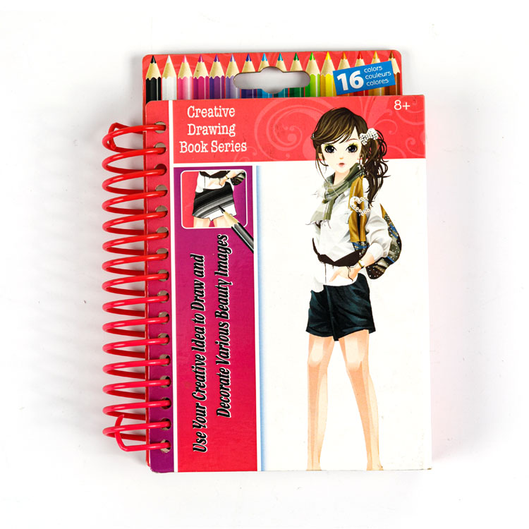 Sketch Book - Spiraalraamatu tüdruk kotiga