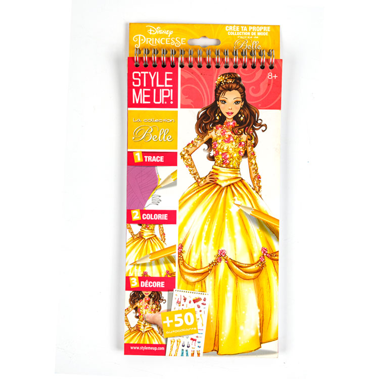 Skizzenbuch-Spiralbuch Golden Girl