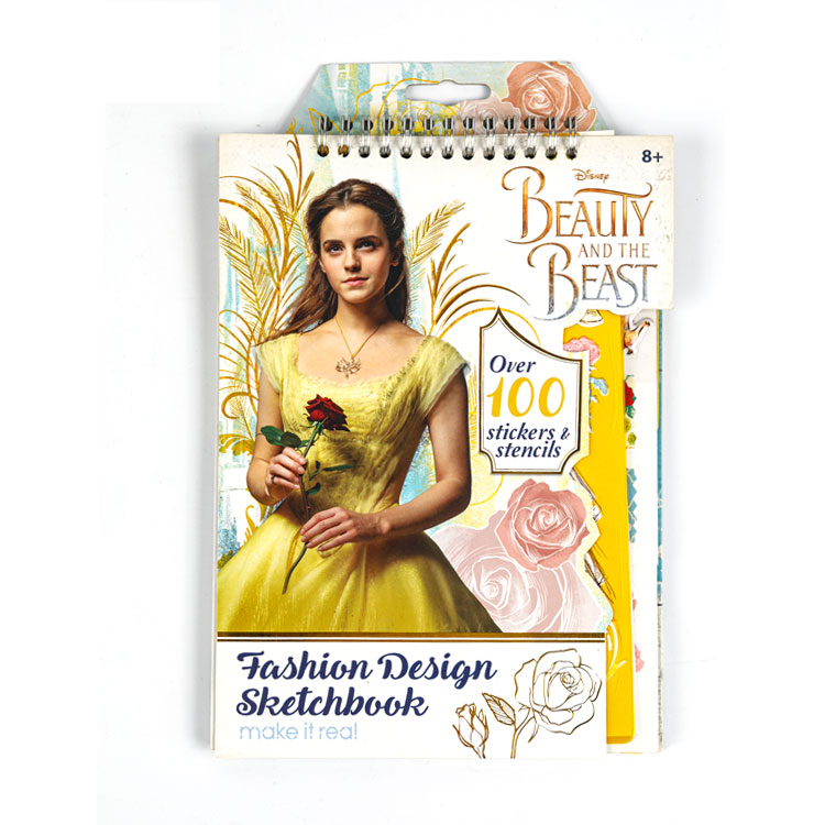 Sketch Book - Top Spiral Book Princess
