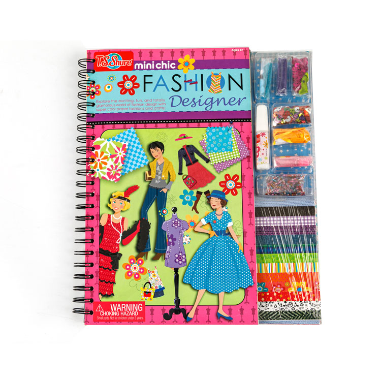 Sketch Book-Top Spiral Book Fshion Toy Suit
