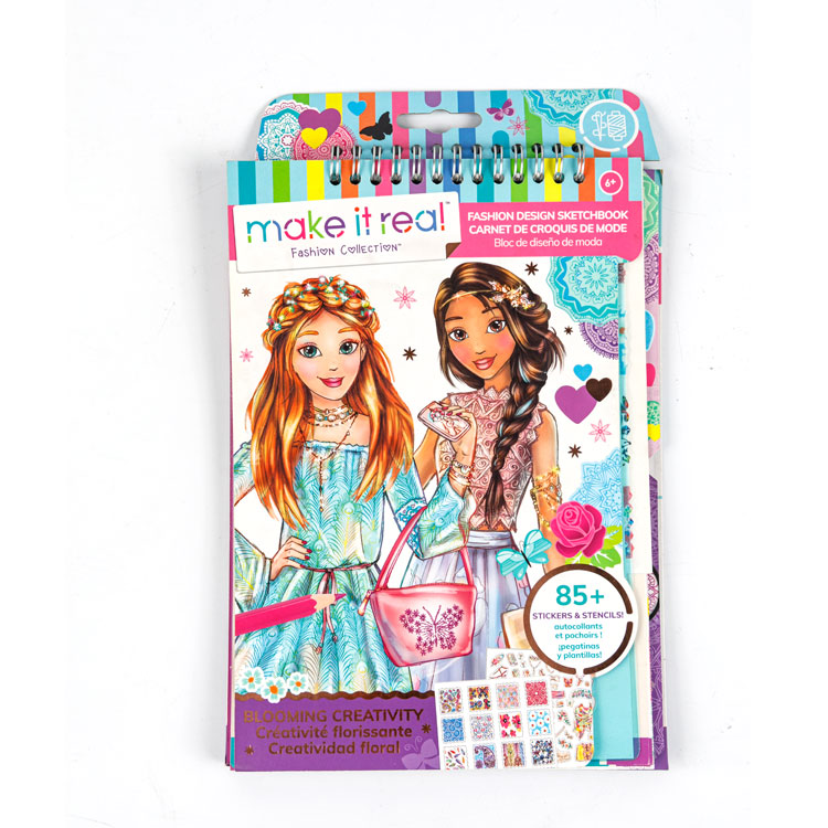 Sketch Book - Top Spiral Book Lovely Sisters
