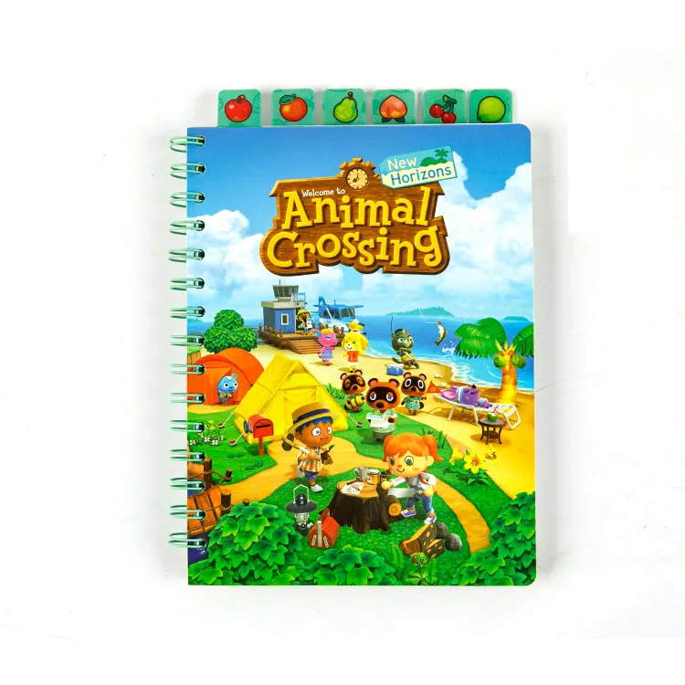 Spiral Book Animals Fruit