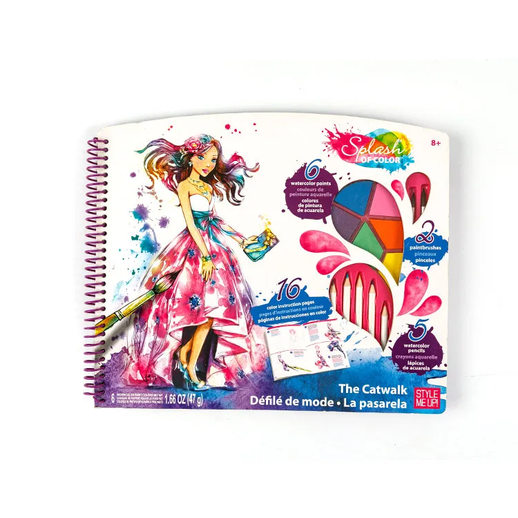 Spiralinė knyga - Sketch Book Splash