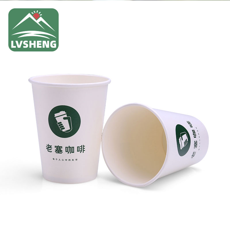 Forskjellen mellom Pla Paper Cup kaffekopp i ett lag og hul kopp med to lag