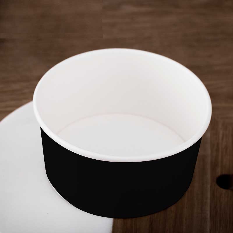 Disposable Black Paper Bowl