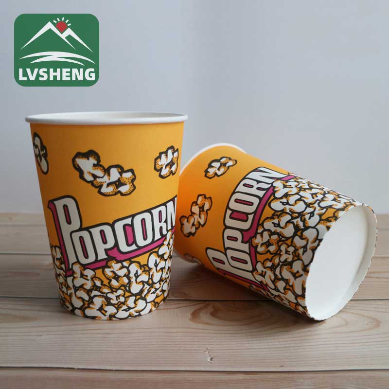 Buckets Popcorn Paper Paper