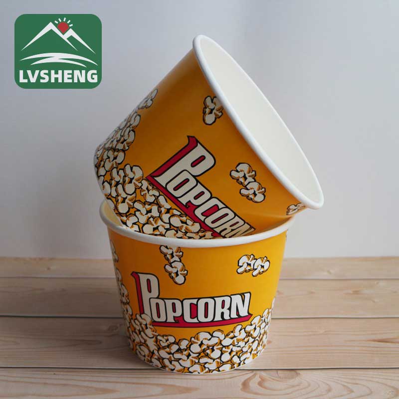 Disposable Paper Popcorn Buckets