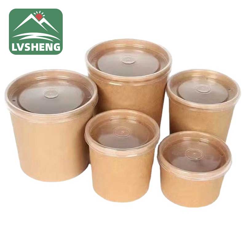 Soup Cup with Paper Lids