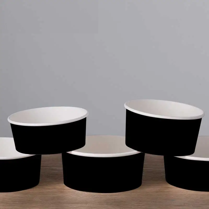 Disposable Black Paper Bowl