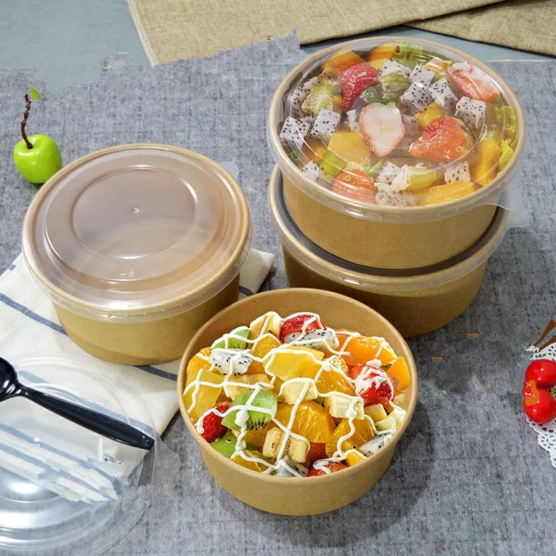 Kraft Salad Bowl With Lid