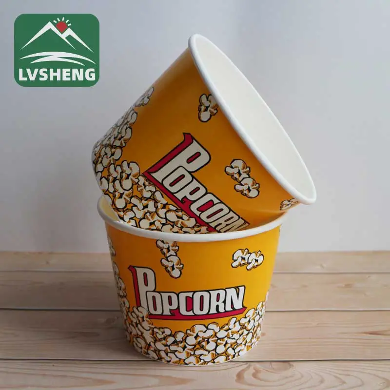 Paper Popcorn Buckets