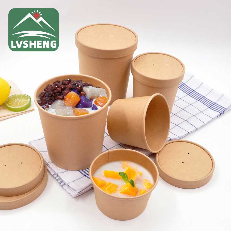 Soup Cup with Flat Lids