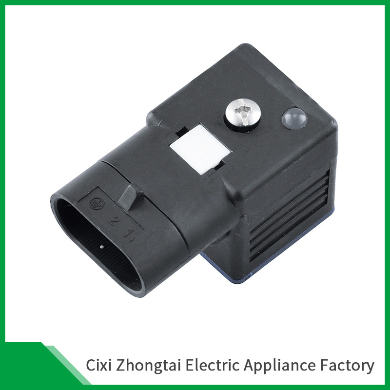 Form A Mould Cable DIN Valve Connector Non Electronic