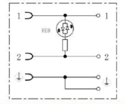 Kábel formy A Konektor ventilu DIN Neelektronický