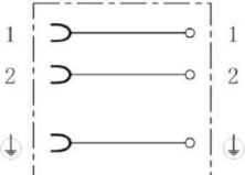 Connettore per elettrovalvola form A B12 RX senza led