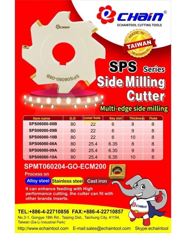Side Milling Cutter SPS series