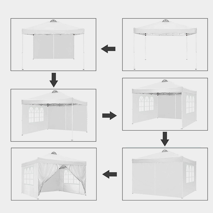 3x3m Portable Pop Up Canopy Tent