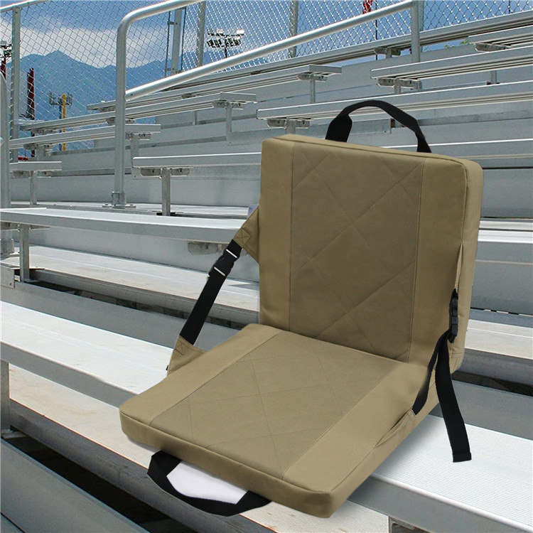 Heated Reclining Folding Stadium Seat na may Cushion