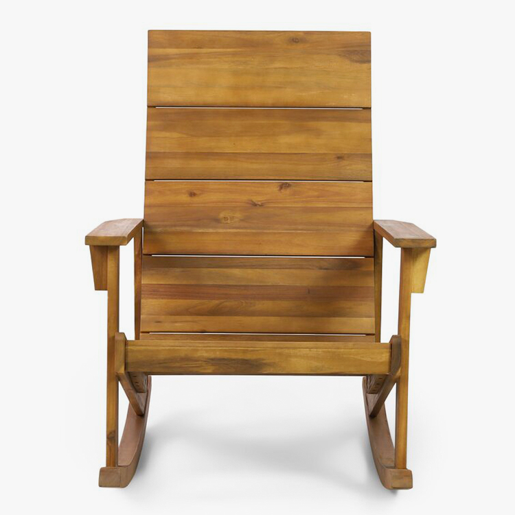 Solid Wood Adirondack Rocking Chair