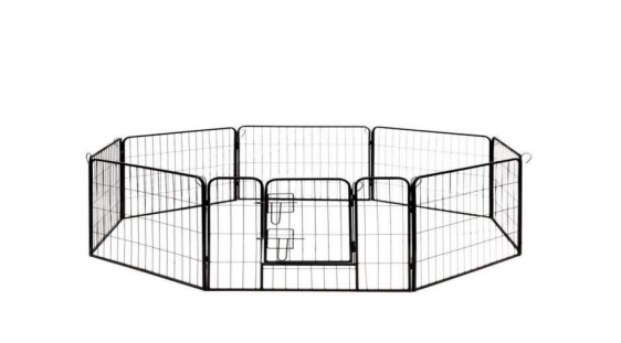 Metallum 8 Panels Obex Kennel Fence Conventus Instructiones