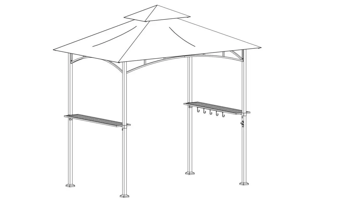 Steel Grill Gazebo Installasjonsinstruksjoner