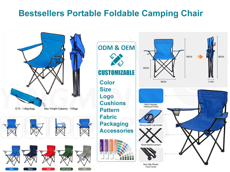 This Bestsellers camping folding chair has a style you like?