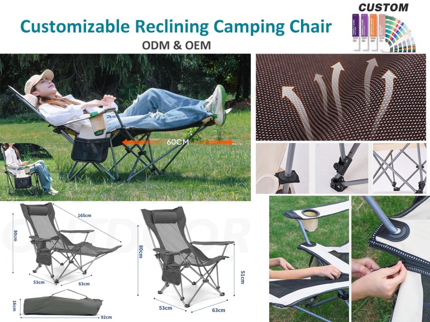 Do you have a folding chair that can lie down?