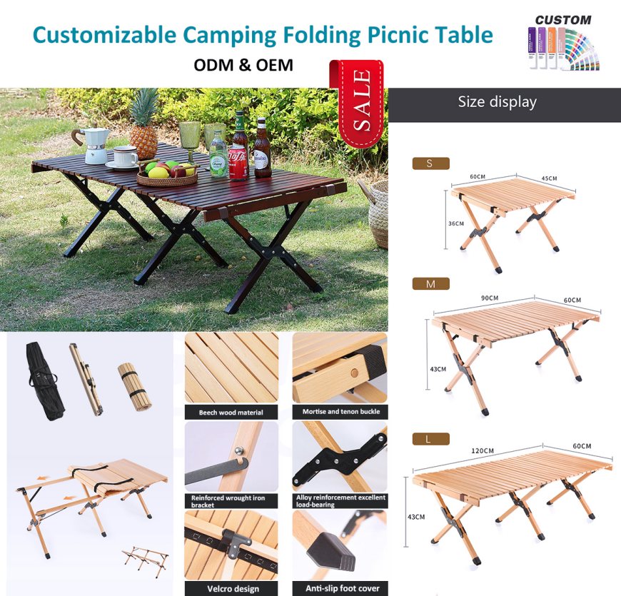 Do you like this wood folding camping table?