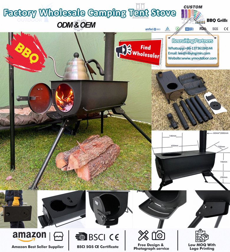 Delightful Camping Tent Stove!