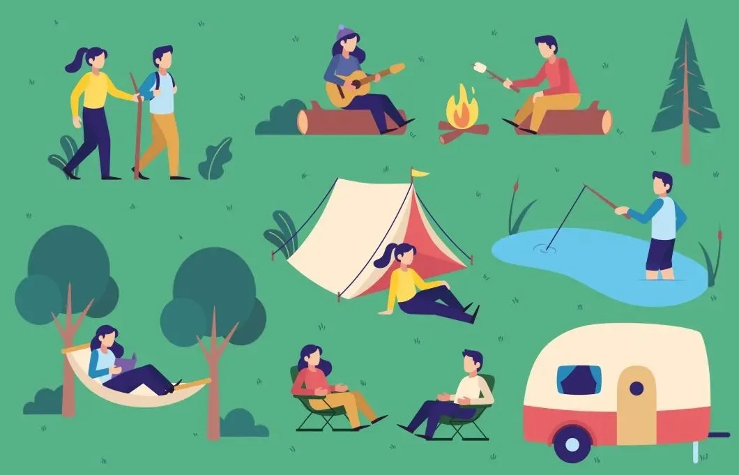 What is the difference between camping and camping？