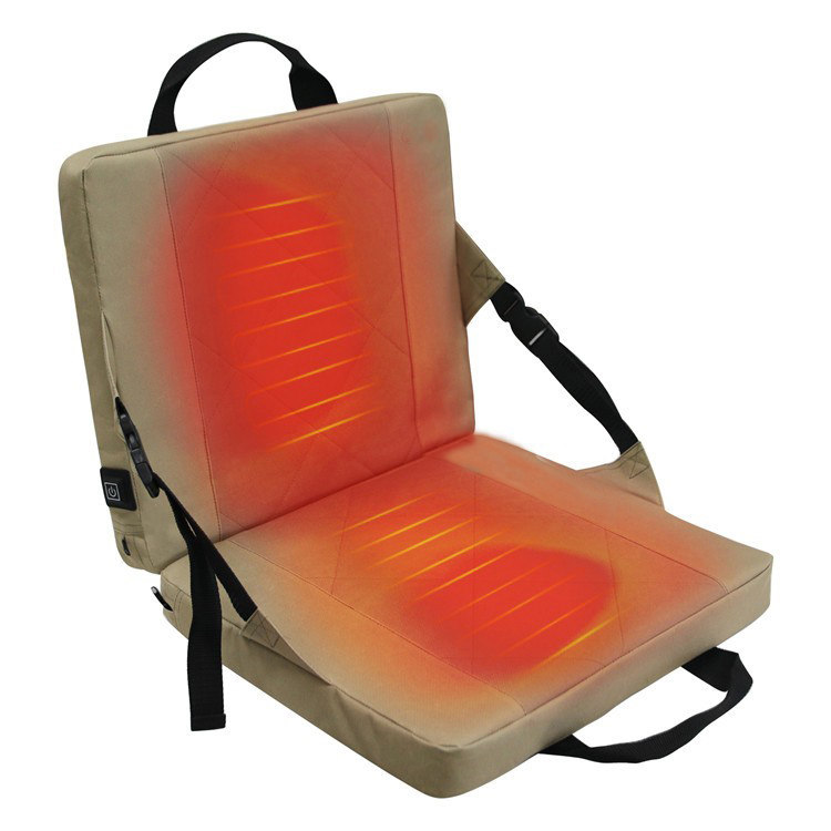 Verwarmde verstelbare opklapbare stadionstoel met kussen