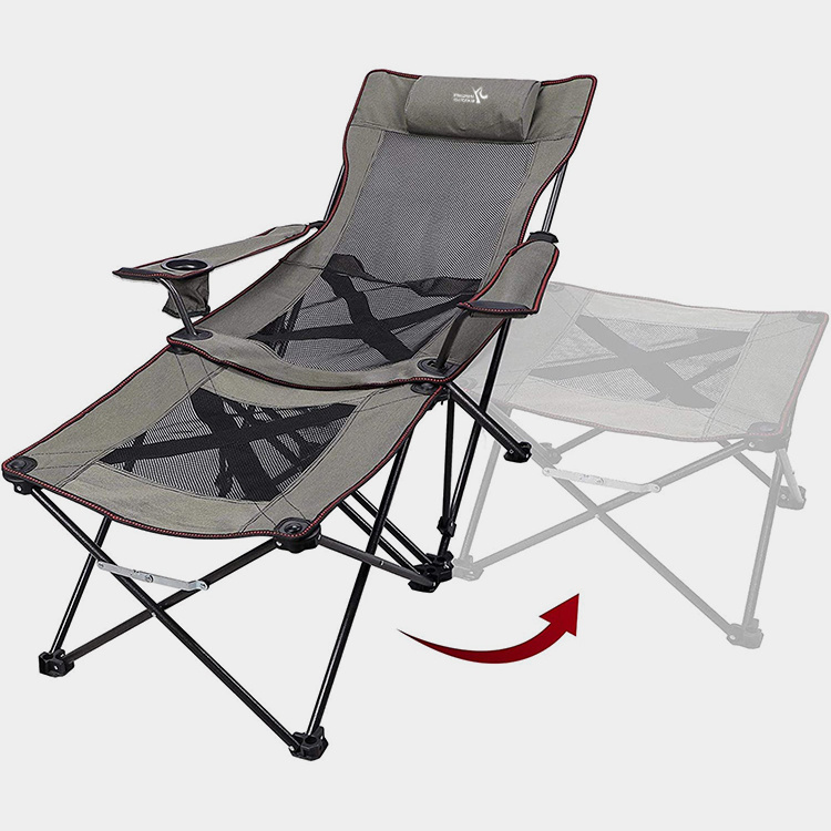Camping Folding Chaise lepotuoli