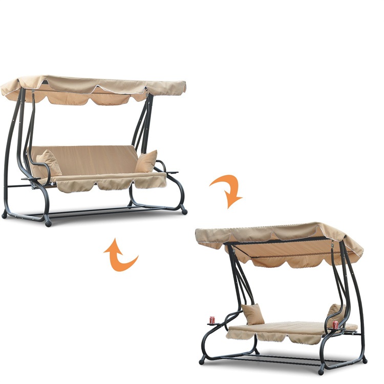 3 Seat Outdoor Porch Swing Bench