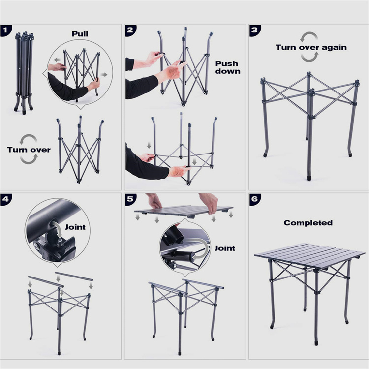 Portable Folding Table Chairs Set