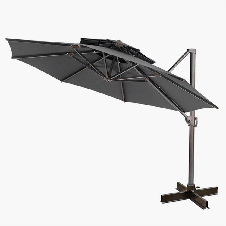 12ft Double Top Cantilever Offset Patio Umbrella