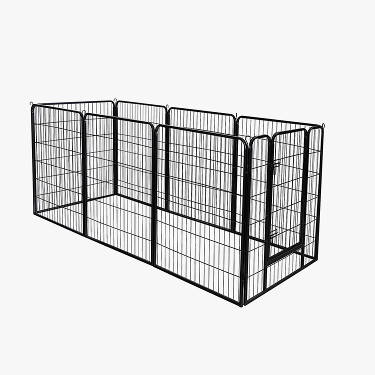 8 Panels Metal Barrier Kennel Fence