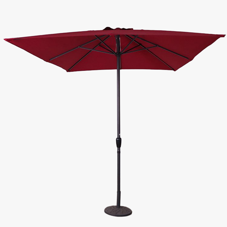 Paraguas de mercado de patio rectangular de 8 x 11 pies