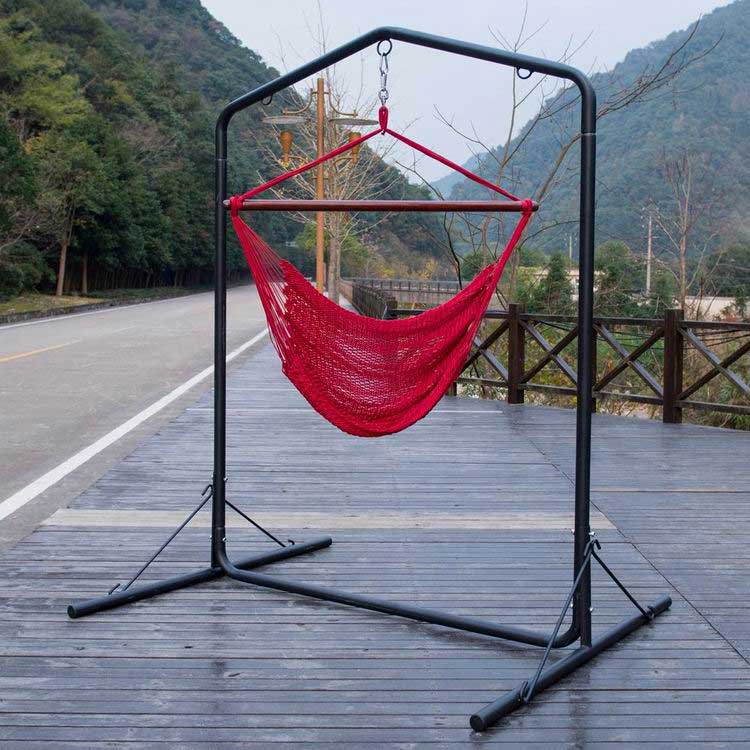 Podwójny stojak na krzesło hamakowe