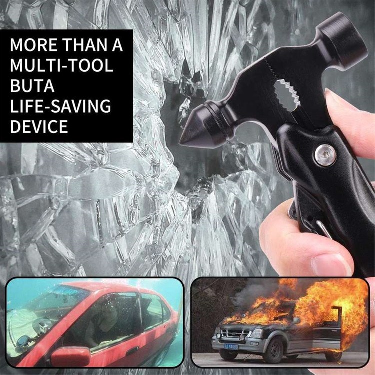 Multitool Hammer Car Safety Hammer